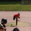 Jonathan Conzelmann bei seinem Debüt auf dem Mound