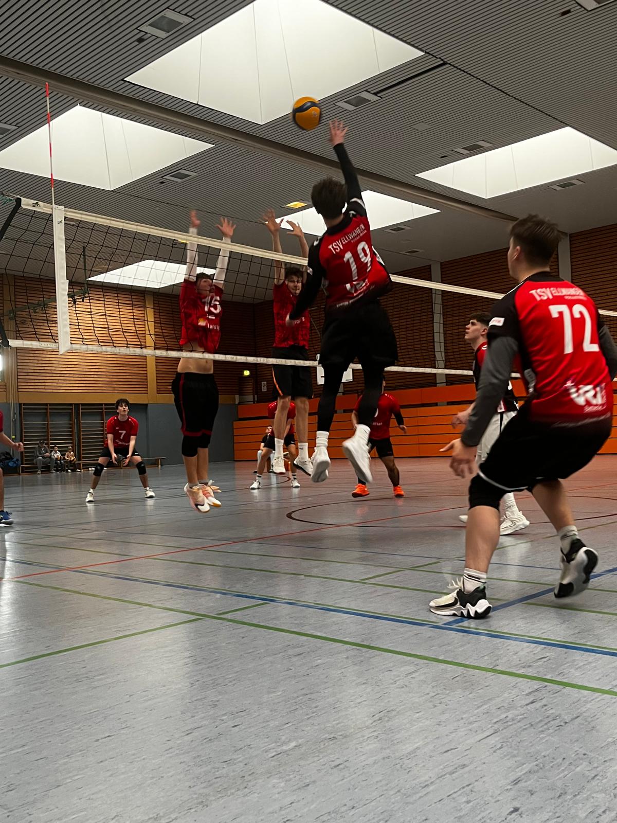 Herrenmannschaft TSV Ellwangen beim Spiel